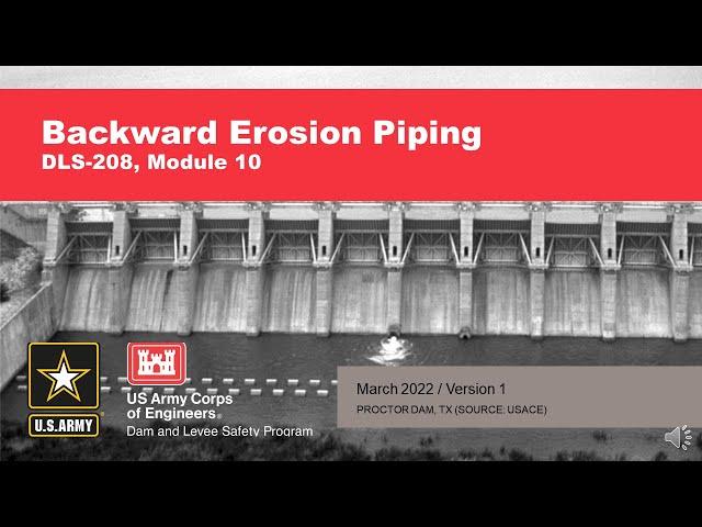 DLS-208 10 Backward Erosion Piping