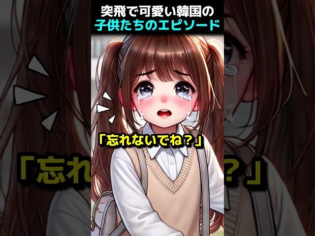突飛で可愛い韓国の子供たちのエピソード