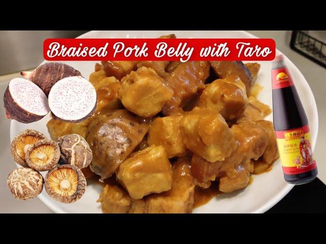 Braised Pork Belly with Taro (Chinese Recipe) | Asian Recipe