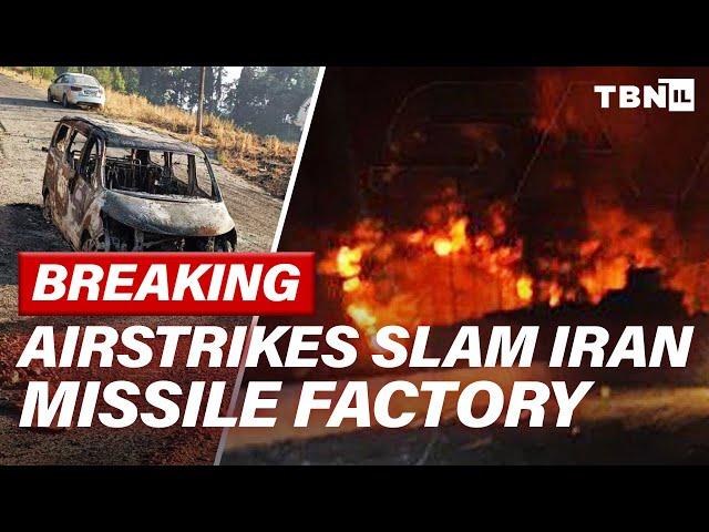 BREAKING: Airstrikes DEMOLISH Iran Missile Factory In Syria; Hezbollah RALLIES Troops | TBN Israel