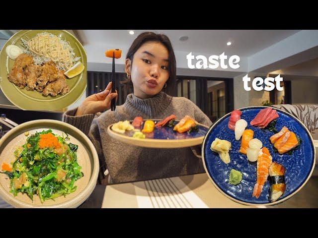 Taste test vlog | Дуртай газартаа дуртай хоолнуудаа идлээ | Sakura restaurant