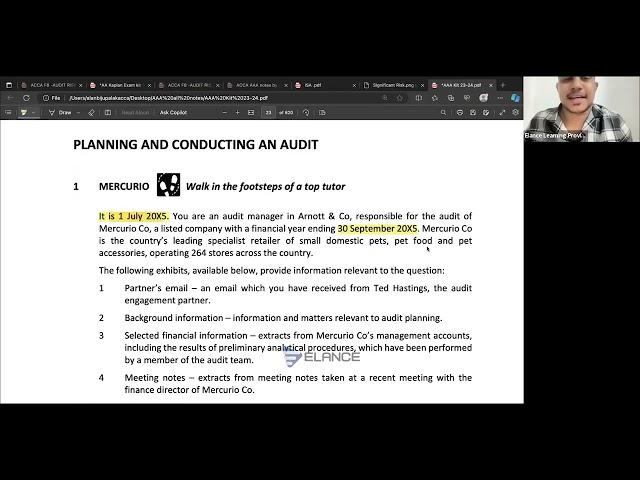 ACCA Advanced Audit and Assurance (AAA)  Marathon | Question Practice & Exam Tips with Elance| Day 2