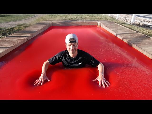 World's Largest Jello Pool- Can you swim in Jello?