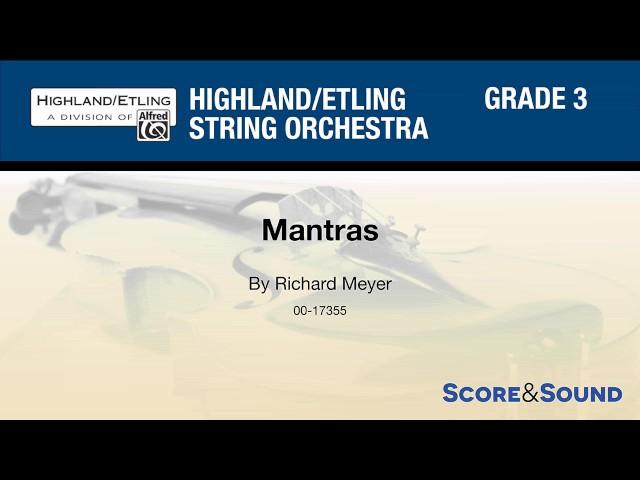 Mantras, by Richard Meyer – Score & Sound