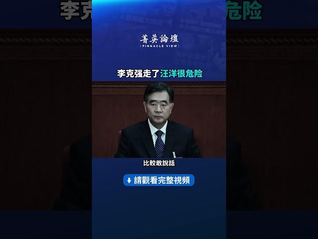 李克强走了汪洋很危险｜ #菁英論壇