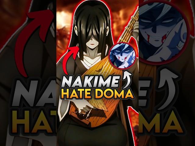 Why Nakime hates Doma? Demon Slayer Explained #shorts #demonslayer #kimetsunoyaiba