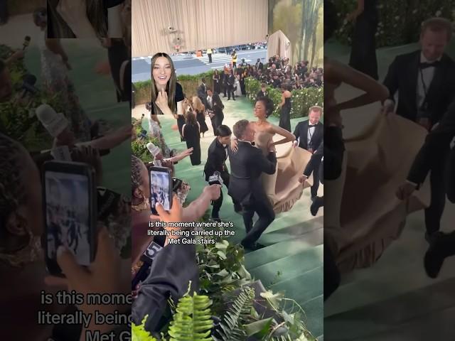 Tyla Gets CARRIED Up Met Gala Steps!! 