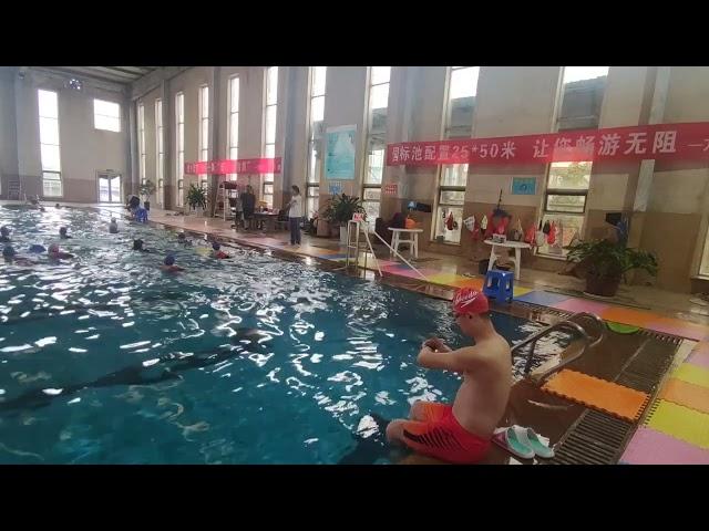 郝迅达50米蛙泳首次记录，致敬覃海洋Hao Schindler 50-meter breaststroke first record, salute Tan Ocean