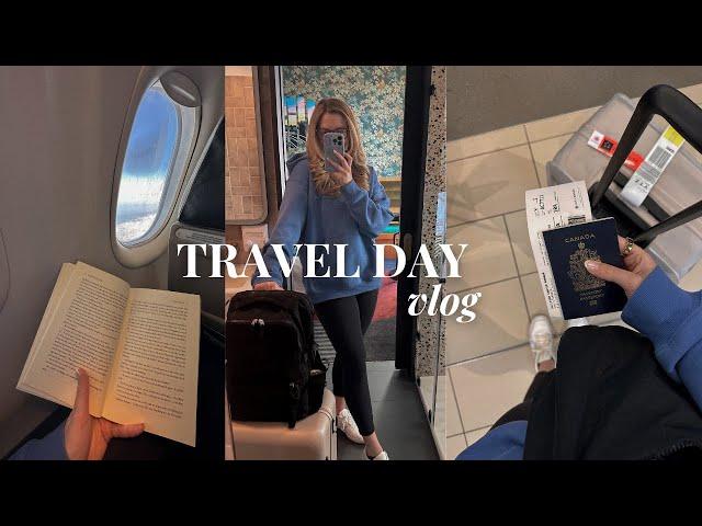 TRAVEL DAY VLOG ️  airport routine, what's in my travel bag, travel essentials & more!