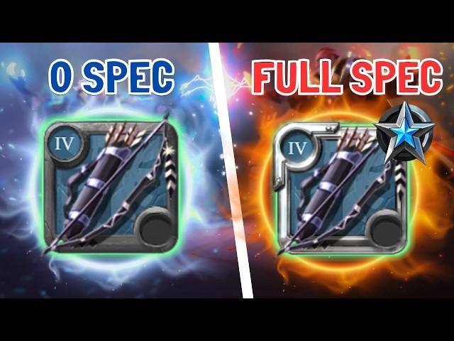 LONGBOW 0 spec vs FULL spec 4.1 build - albion online mists