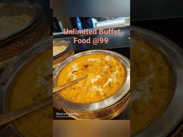 unlimited Food Buffet @Rs.99/Only Best Buffet Cheapest #shorts