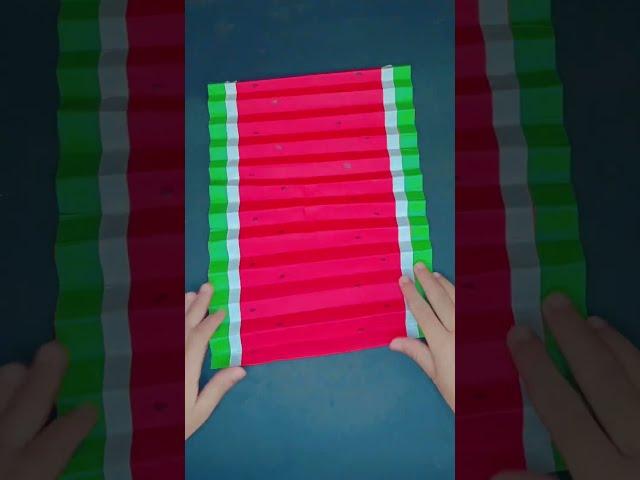 DIY Paper Fan | How To Make Paper Fan | Paper Fan Tutorial |Origami craft #diy #shorts #papercraft