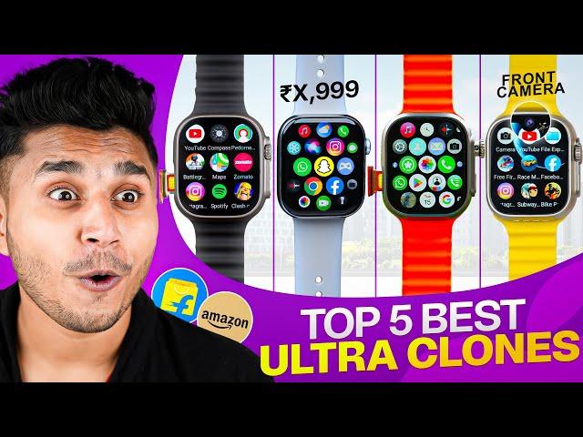 Top 10 Ultra Smartwatches Starting From ₹1000️|| Best 5 Ultra Smartwatches ₹2000 || S12, S18 Ultra