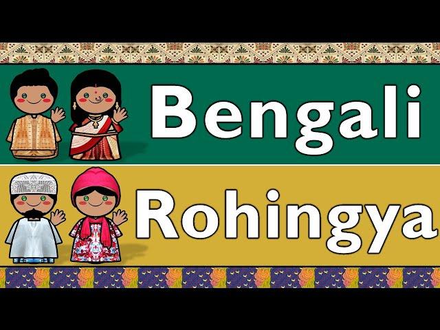 EASTERN INDO-ARYAN: BENGALI & ROHINGYA (Buthidaung dialect)