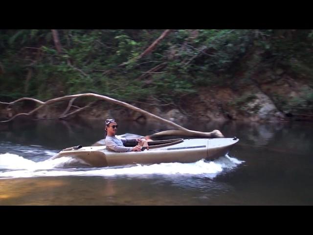 Borneo jungle river journey