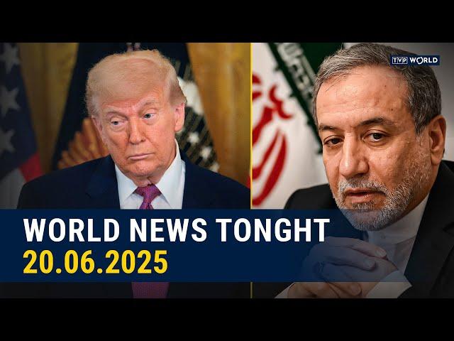 EU-Iran talks held as Trump weighs involvement | World News Tonight