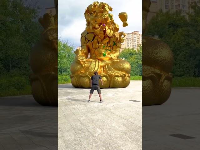 Unblocked Buddha statues are broken and 3D Special Effects | 3D Animation #shorts #vfxhd