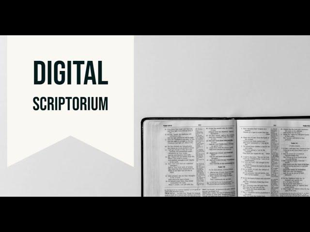 Digital Scriptorium: Final Video
