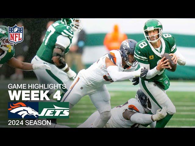 Denver Broncos vs. New York Jets | 2024 Week 4 Game Highlights