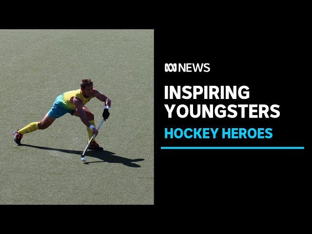 Young hockey hopefuls learn from the Kookaburras, before they take flight for Tokyo | ABC News