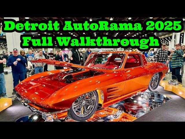  DETROIT AUTORAMA 2025 Car Show Full Walkthrough see the Top Cars, Trucks and Motorcycles in 4K