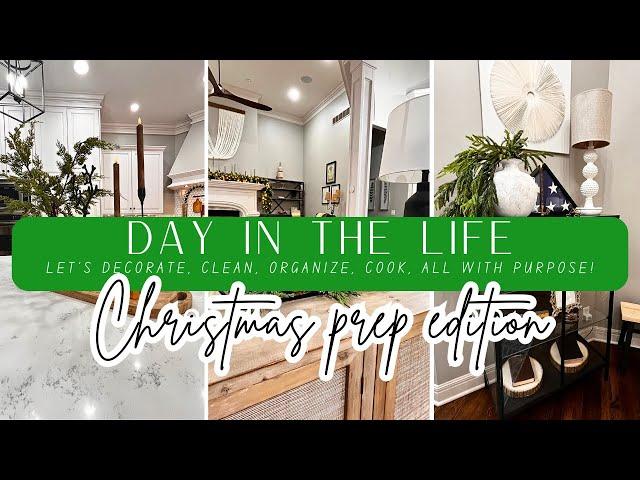 2024 CHRISTMAS DECORATE WITH ME  | CHRISTMAS DECORATING IDEAS LIVING ROOM & KITCHEN | CHRISTMAS DIY