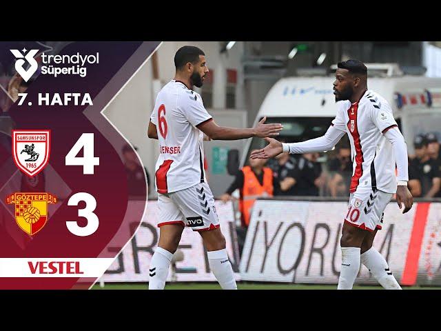 Vestel | Samsunspor (4-3) Göztepe - Highlights/Özet | Trendyol Süper Lig - 2024/25