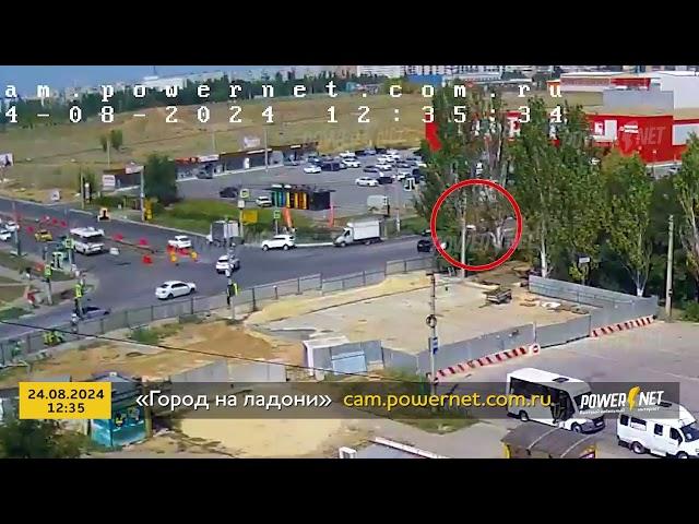 ДТП (авария г. Волжский) ул. Карбышева - ул. Оломоуцкая 24-08-2024 12-35