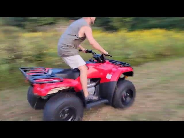 Test Riding a 2022 Honda Recon TRX 250 Fourtrax  Brand New ATV Quad