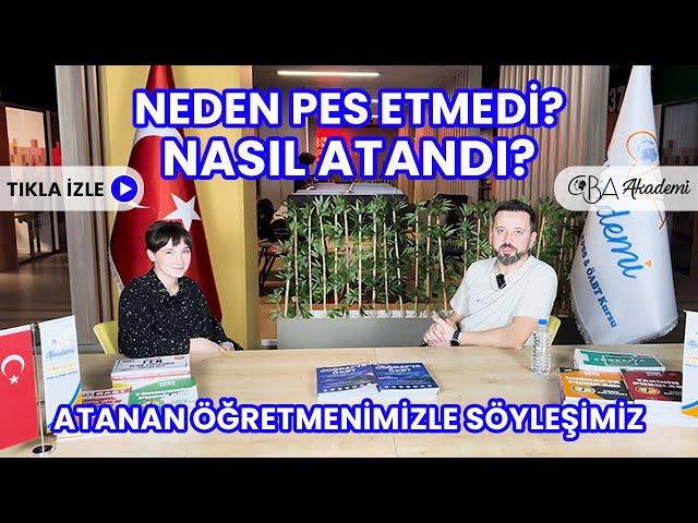 CBA İle Hazırlanan, Atanan Coğrafya Öğretmenimiz Rüveyda ÖZTÜRK İle Söyleşimiz 
