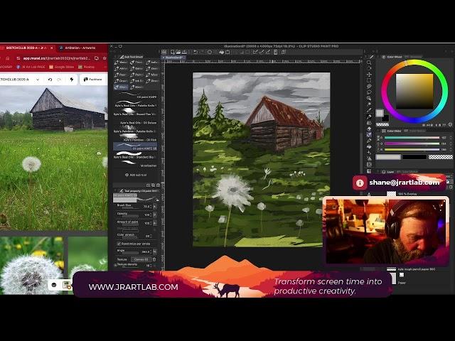 SketchClub JR ART LAB -:Barns - (Clip Studio)