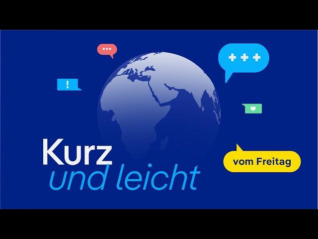 Deutsch lernen mit Videos | Kurz und leicht vom 27.12.2024 | mit deutschen Untertiteln