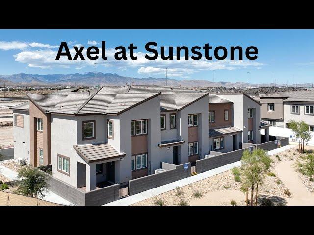 New Townhomes For Sale Northwest Las Vegas | Axel by Lennar at Sunstone - Ramsey Tour $387k+