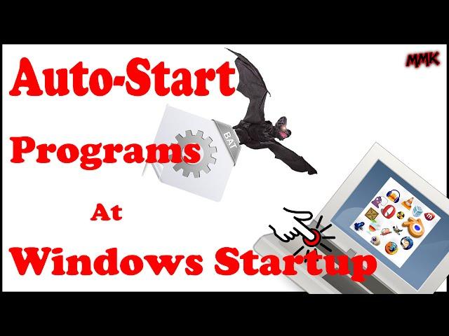 How to auto start any website or program at windows startup