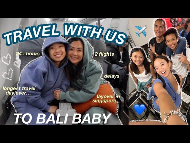 TRAVEL WITH US to BALI | longest travel day ever...