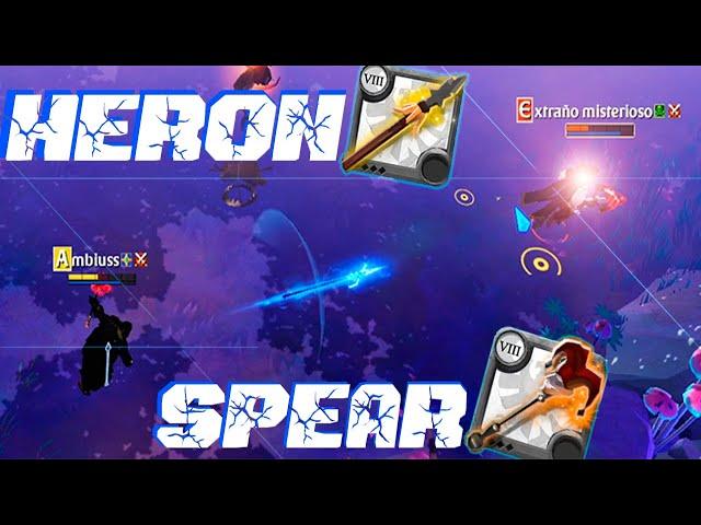 TheHERON SPEARis incredibly STRONG Make ur enemys CRAZY | Albion Online PvP