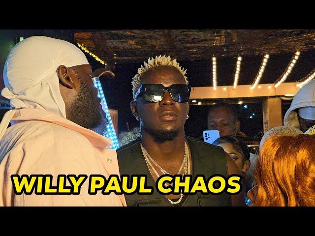 TOTAL CHAOS: Willy Paul Forced To Wait At Gate After Arriving For Eric Omondi's Birthday