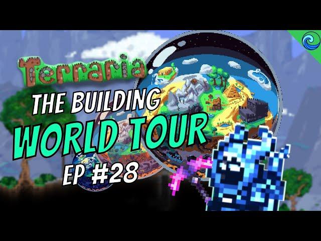 Use THESE Materials to Build: Custom Home Terraria NURSE + ARMS DEALER | World Tour Episode #28 |