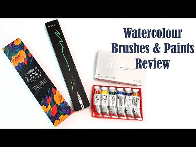 Fuumuui Brushes and Shinhan PWC Watercolour Paints Review!