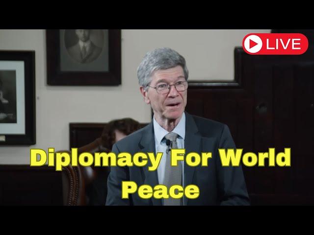 LIVE | Jeoffrey Sachs on Diplomacy for Peaceful World | World At Crossroads