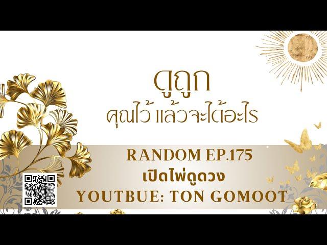 ดูถูกคุณไว้ แล้วจะได้อะไร #random  Ep.175 เปิดไพ่ดูดวง Ton Gomoot