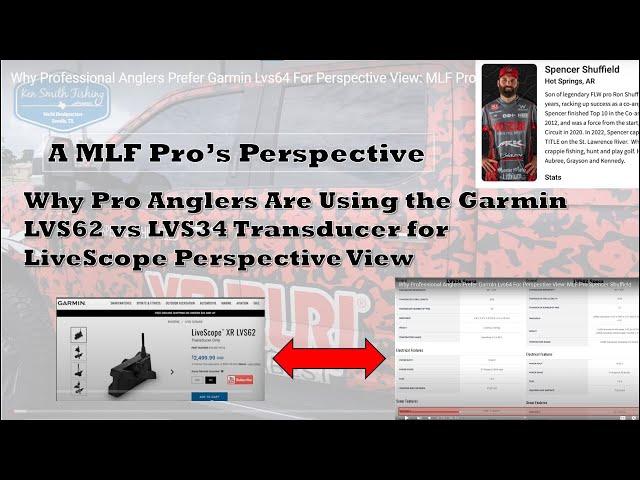 Why Professional Anglers Are Using the Garmin LVS62 For Perspective View: MLF Pro Spencer Shuffield