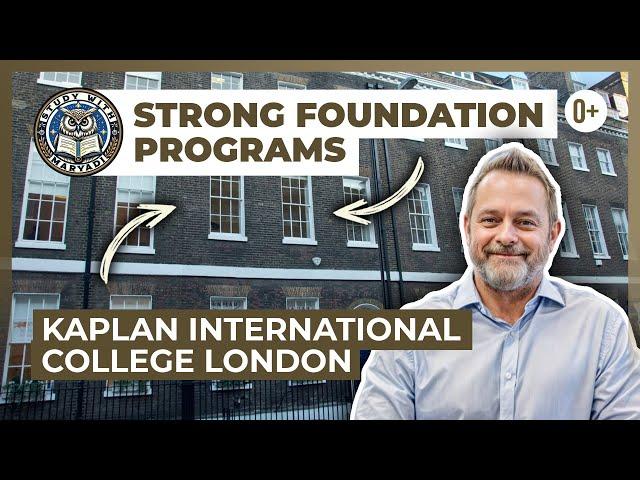 Foundation Year in London / Why Kaplan London? / Apply to British University with Maryadi