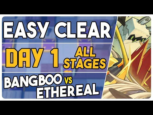 Day 1 All Stages | Bangboo VS Ethereal |【Zenless Zone Zero】