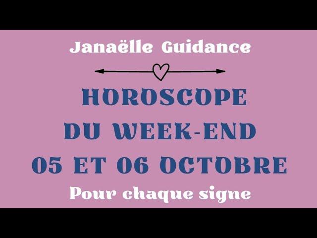  horoscope du week-end 5 et 6 octobre pour chaque signe 