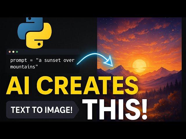  Create an AI Image Generator with Python & Stable Diffusion  (Step-by-Step Guide!)
