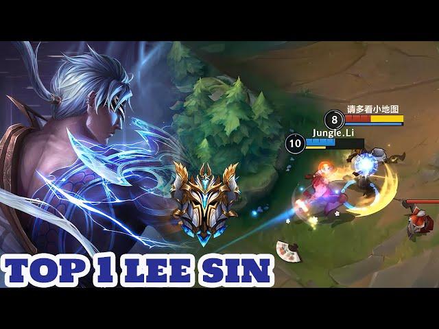 wild Rift lee sin - top 1 lee sin storm dragon Gameplay rank Sovereign