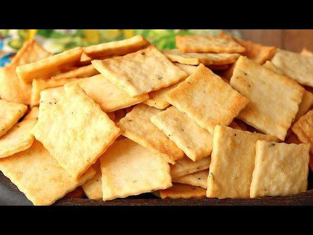 Crispy Sugar Free Crackers. Crackers Recipe.