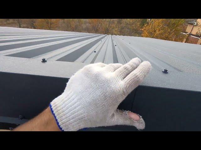 Finishing the roof with MONOLITHIC PROFILE SHEET NS 35