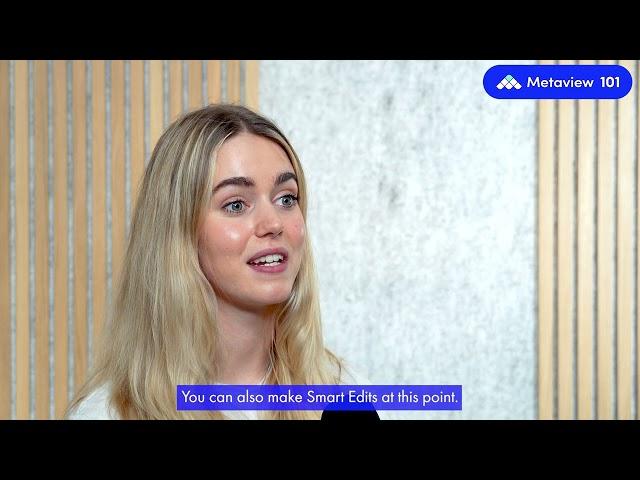 Metaview 101: How to edit your AI Notes